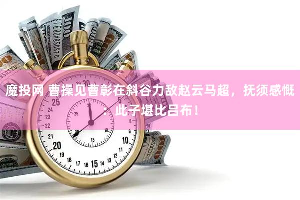 魔投网 曹操见曹彰在斜谷力敌赵云马超，抚须感慨：此子堪比吕布！