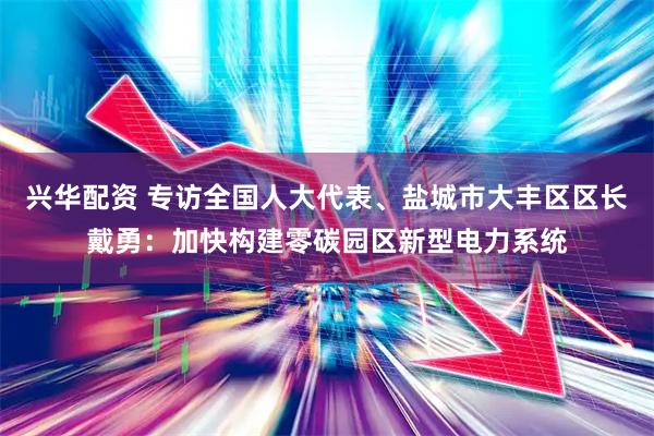 兴华配资 专访全国人大代表、盐城市大丰区区长戴勇：加快构建零碳园区新型电力系统