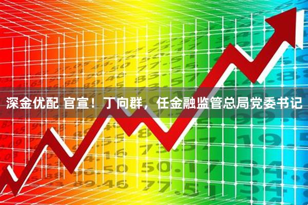 深金优配 官宣！丁向群，任金融监管总局党委书记