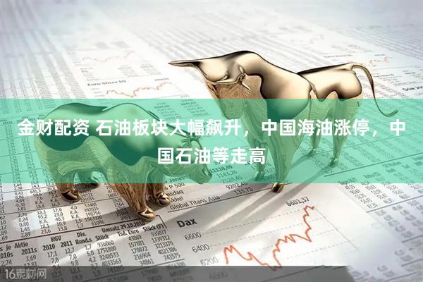 金财配资 石油板块大幅飙升,中国海油涨停,中国石油等走高