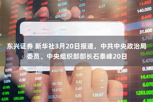 东兴证券 新华社3月20日报道，中共中央政治局委员、中央组织部部长石泰峰20日