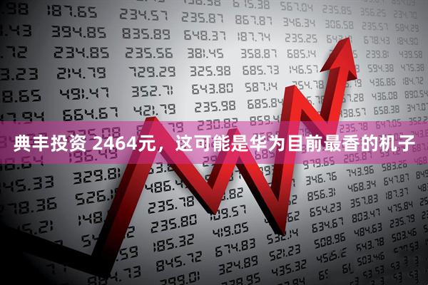 典丰投资 2464元，这可能是华为目前最香的机子